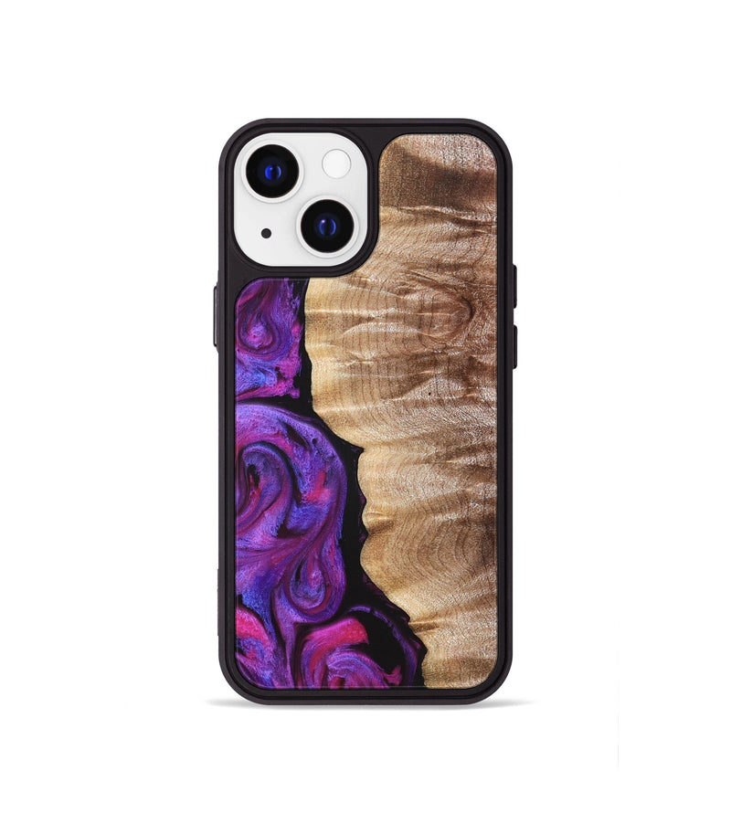 iPhone 13 mini Wood Phone Case - Eiden (Purple, 821675)
