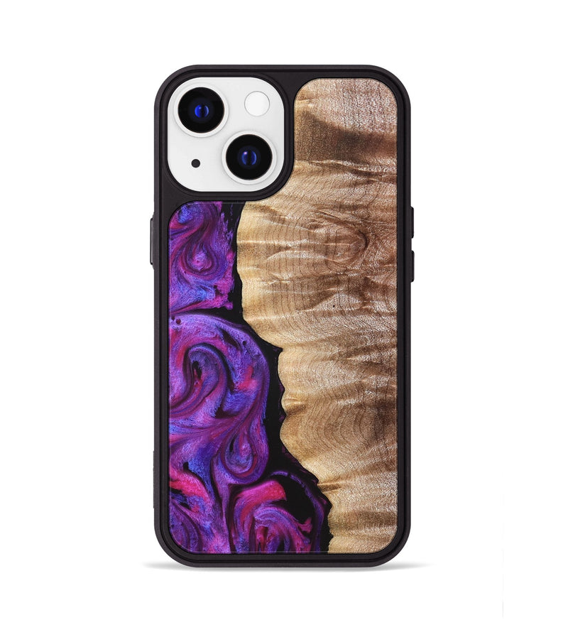 iPhone 13 Wood Phone Case - Eiden (Purple, 821675)