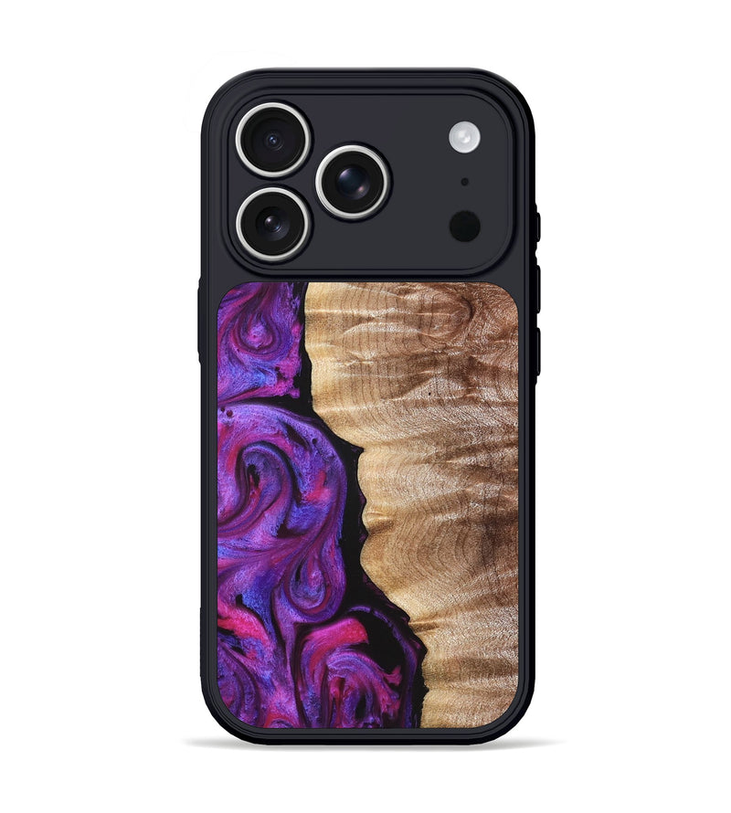 iPhone 17 Pro Wood Phone Case - Eiden (Purple, 821675)