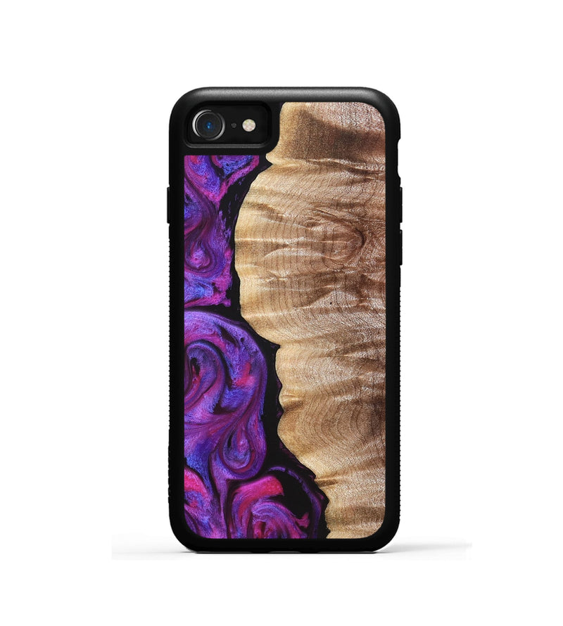 iPhone SE Wood Phone Case - Eiden (Purple, 821675)
