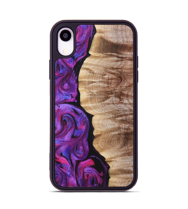 iPhone Xr Wood Phone Case - Eiden (Purple, 821675)