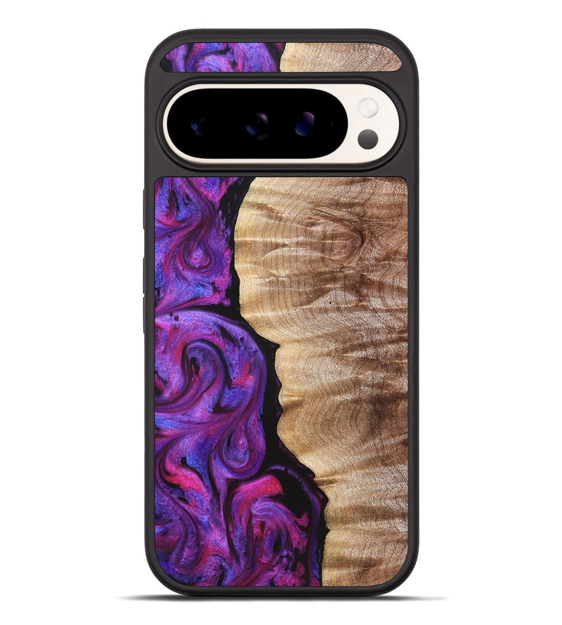 Pixel 10 Pro XL Wood Phone Case - Eiden (Purple, 821675)