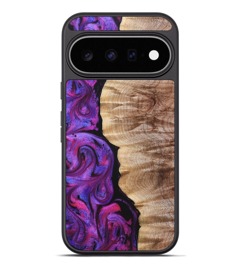 Pixel 11 Pro XL Wood Phone Case - Eiden (Purple, 821675)