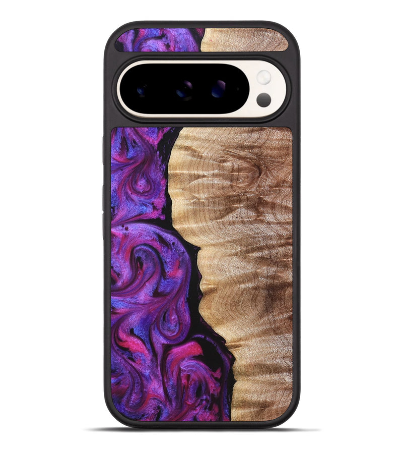 Pixel 9 Pro XL Wood Phone Case - Eiden (Purple, 821675)