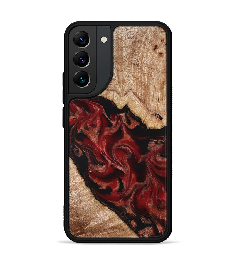 Galaxy S22 Plus Wood Phone Case - Cathy (Red, 821676)
