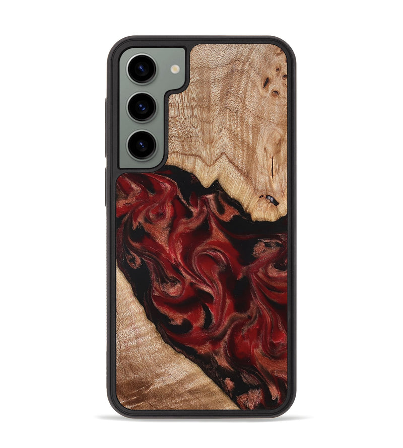 Galaxy S23 Plus Wood Phone Case - Cathy (Red, 821676)