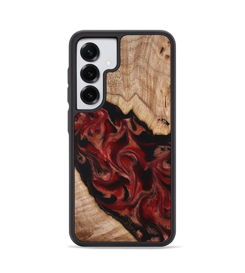 Galaxy S25 Wood Phone Case - Cathy (Red, 821676)