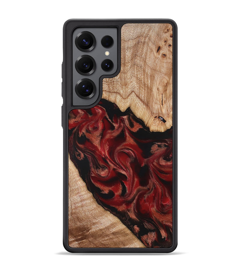 Galaxy S25 Ultra Wood Phone Case - Cathy (Red, 821676)
