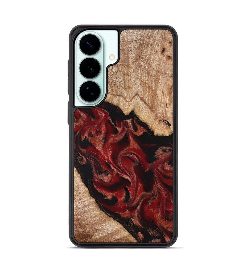 Galaxy S26 Plus Wood Phone Case - Cathy (Red, 821676)