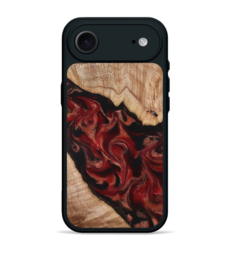 iPhone 17 Air Wood Phone Case - Cathy (Red, 821676)