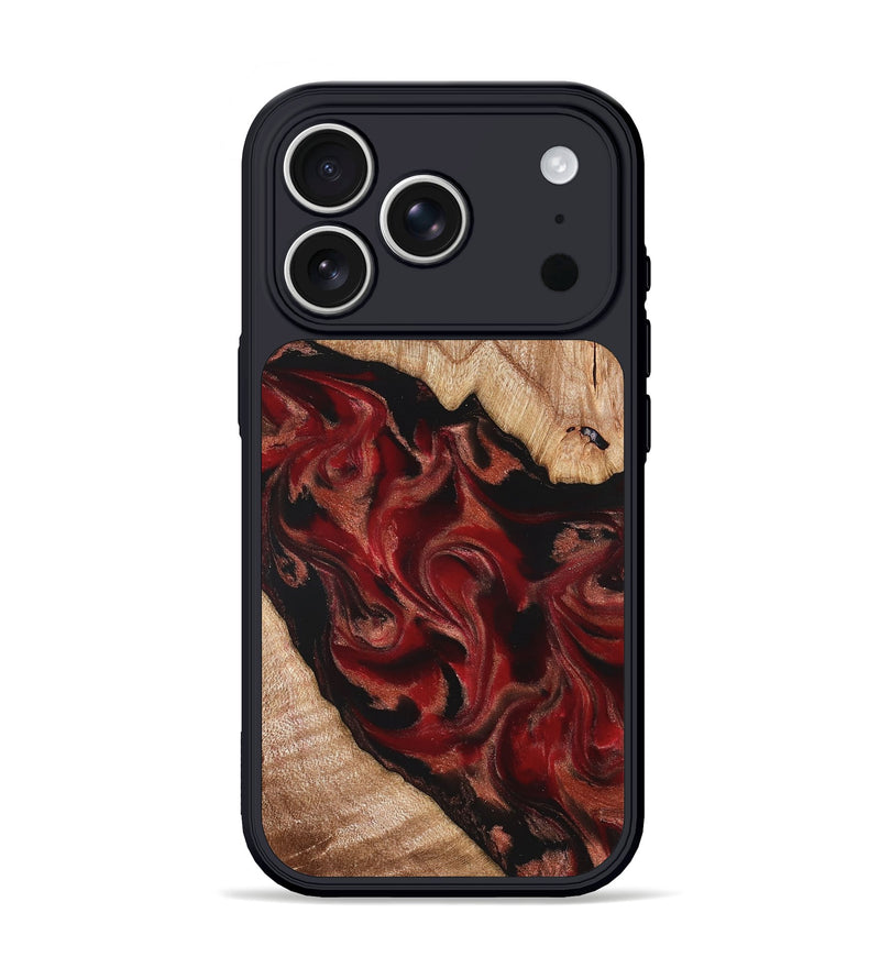 iPhone 17 Pro Wood Phone Case - Cathy (Red, 821676)