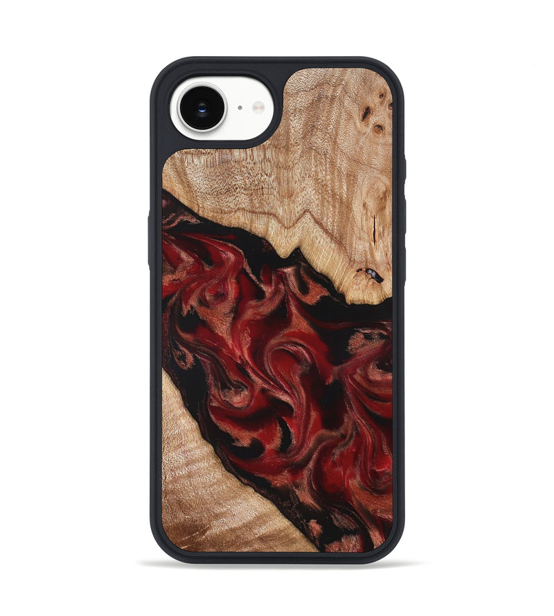 iPhone 17e Wood Phone Case - Cathy (Red, 821676)