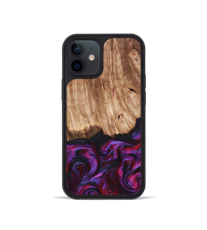 iPhone 12 mini Wood Phone Case - Kyree (Red, 821678)