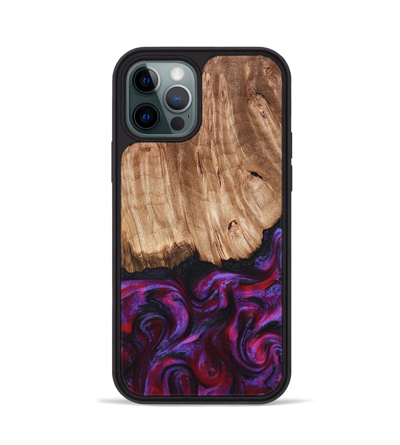 iPhone 12 Pro Wood Phone Case - Kyree (Red, 821678)