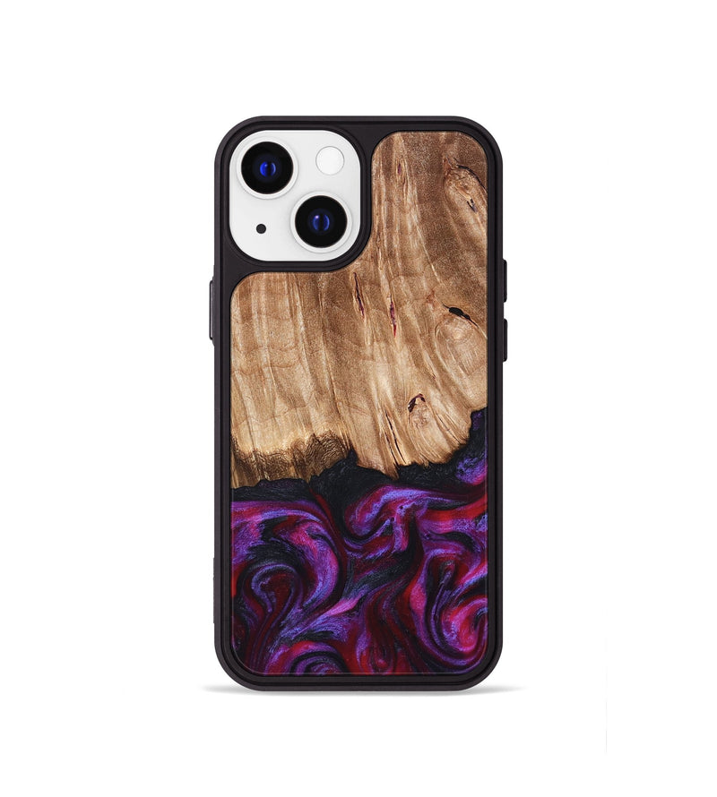 iPhone 13 mini Wood Phone Case - Kyree (Red, 821678)