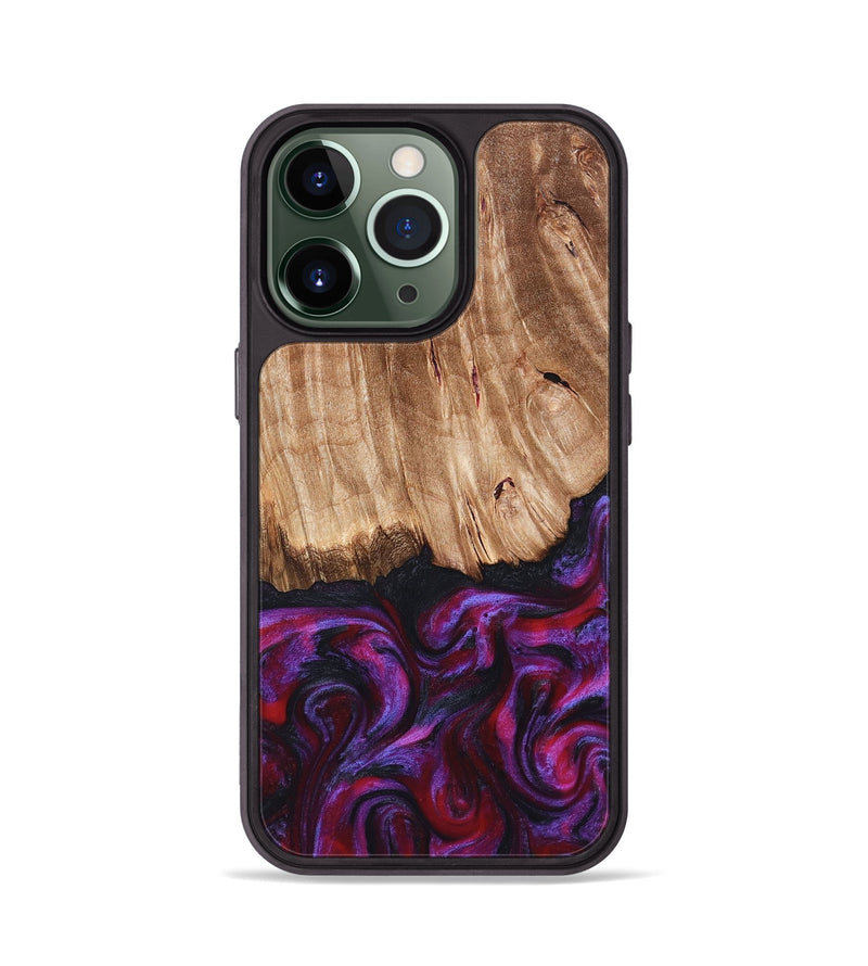 iPhone 13 Pro Wood Phone Case - Kyree (Red, 821678)