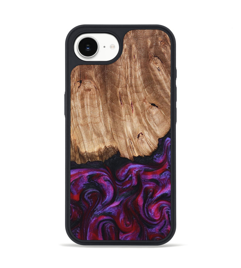 iPhone 16e Wood Phone Case - Kyree (Red, 821678)