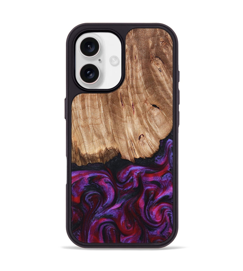 iPhone 17 Wood Phone Case - Kyree (Red, 821678)