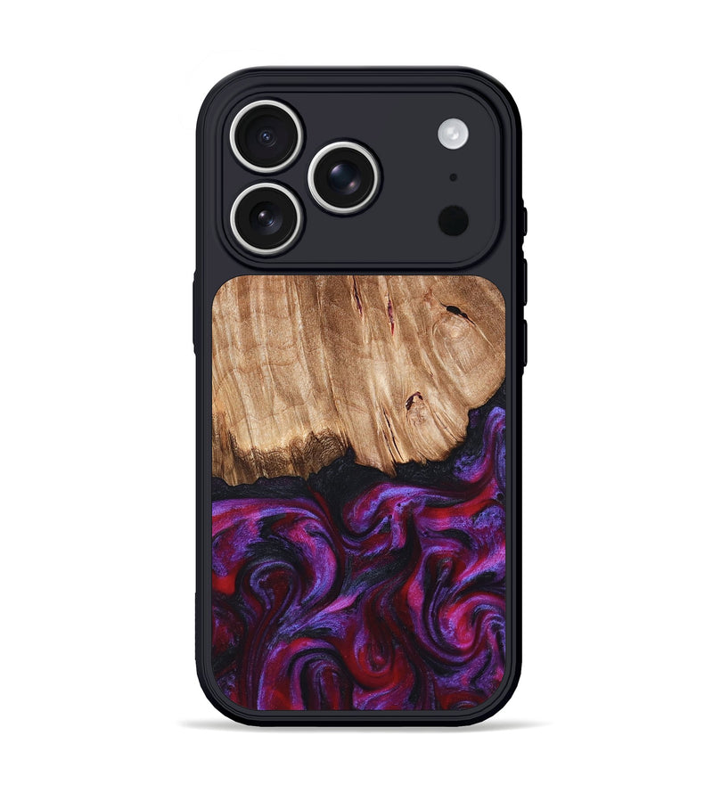 iPhone 17 Pro Wood Phone Case - Kyree (Red, 821678)