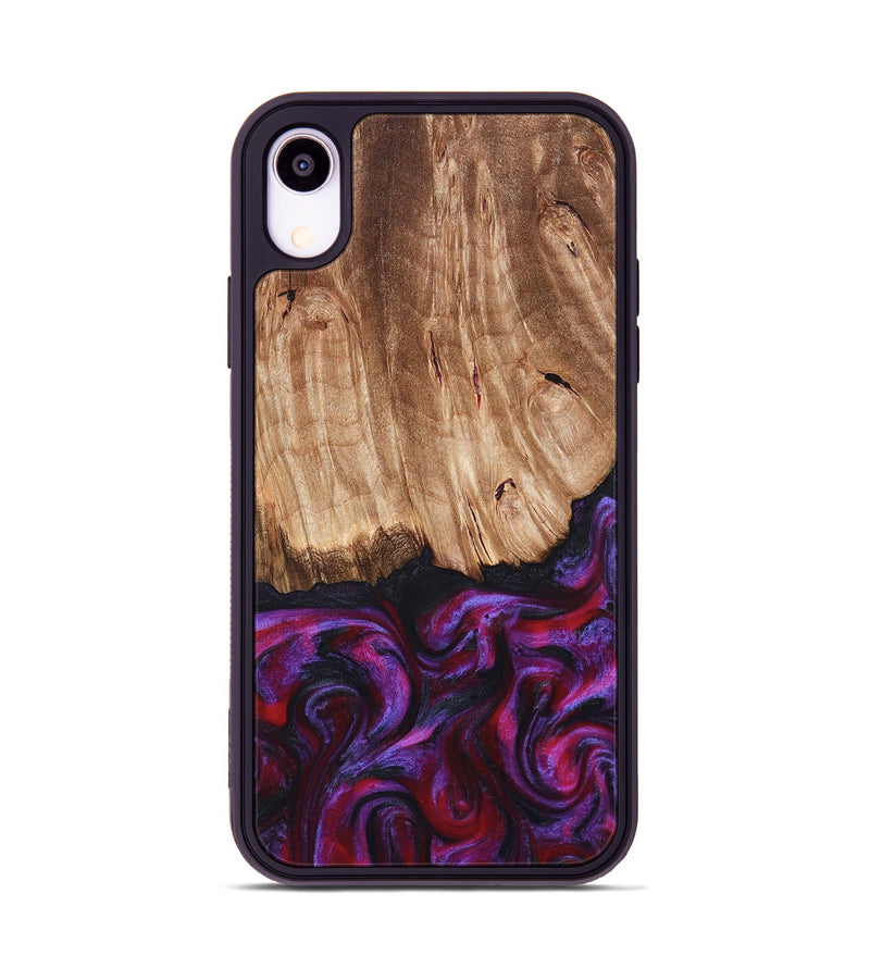 iPhone Xr Wood Phone Case - Kyree (Red, 821678)