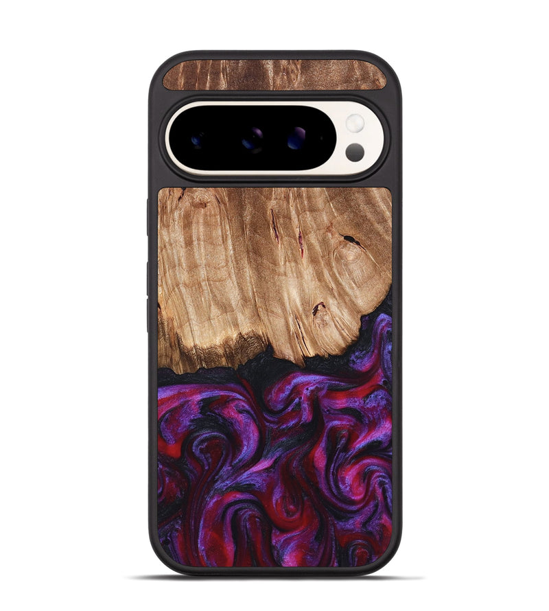 Pixel 9 Pro Wood Phone Case - Kyree (Red, 821678)