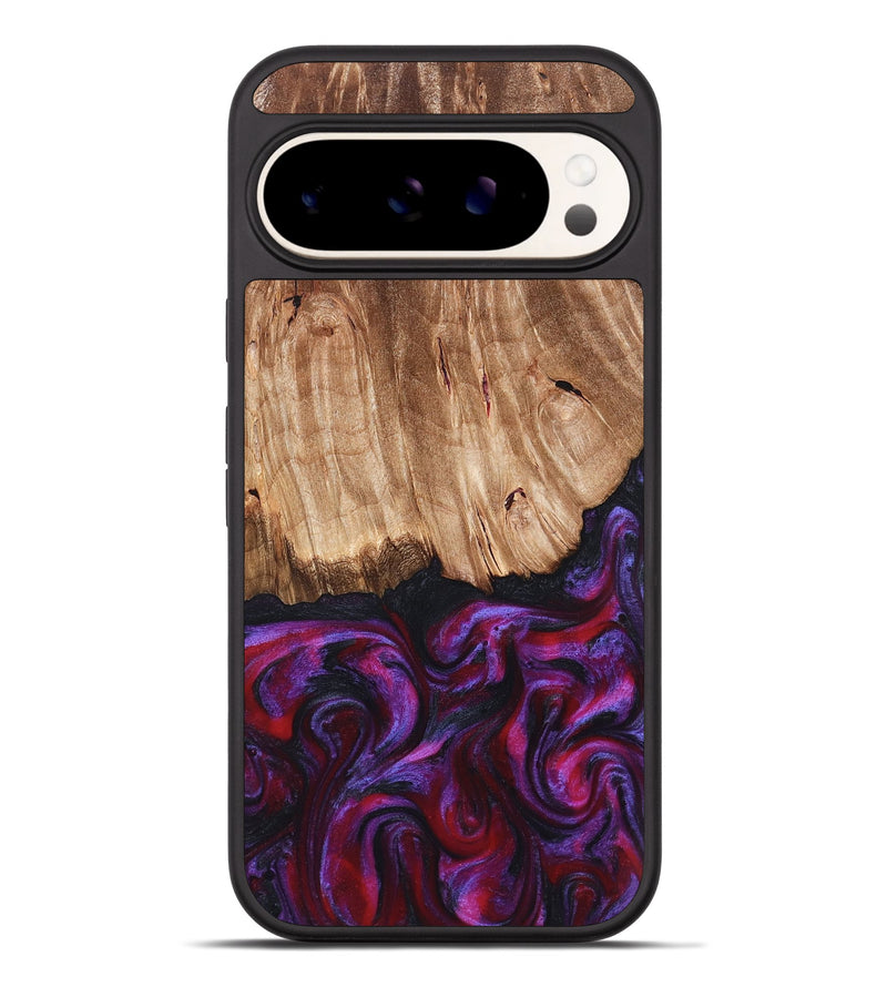 Pixel 9 Pro XL Wood Phone Case - Kyree (Red, 821678)