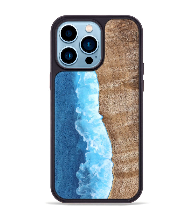 iPhone 14 Pro Max Wood Phone Case - Arrie (Coastal, 821681)