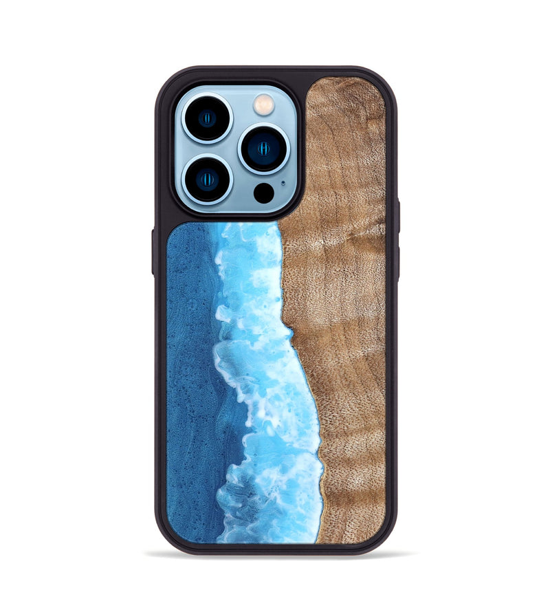 iPhone 14 Pro Wood Phone Case - Arrie (Coastal, 821681)