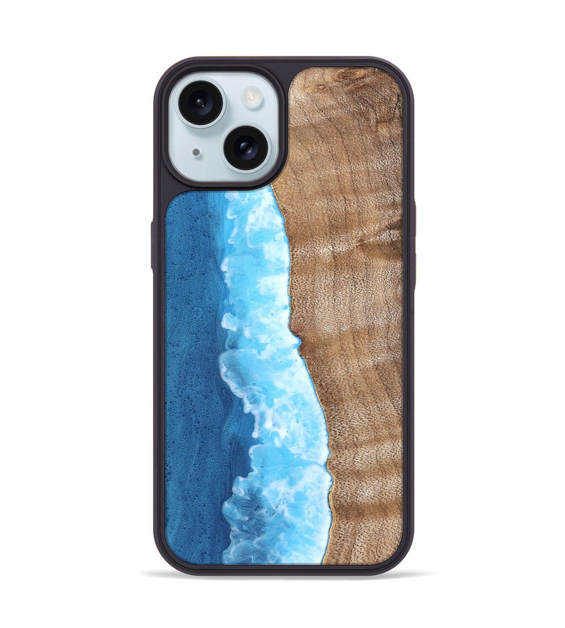 iPhone 15 Wood Phone Case - Arrie (Coastal, 821681)
