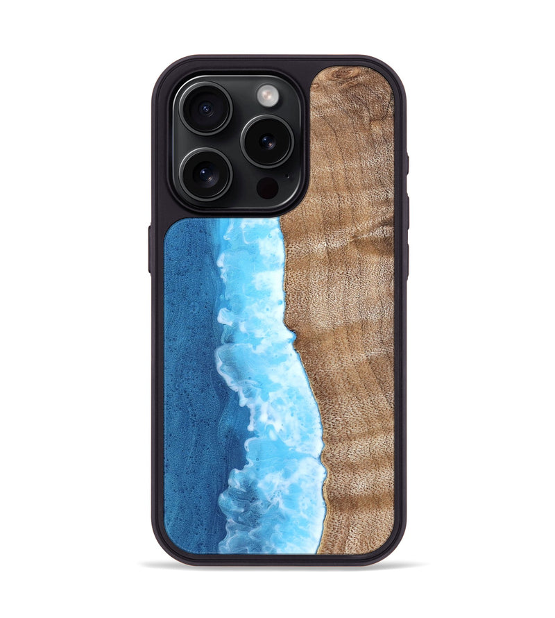 iPhone 15 Pro Wood Phone Case - Arrie (Coastal, 821681)