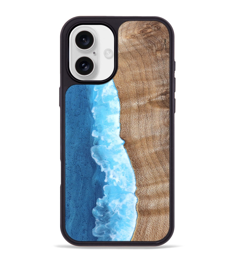 iPhone 16 Plus Wood Phone Case - Arrie (Coastal, 821681)