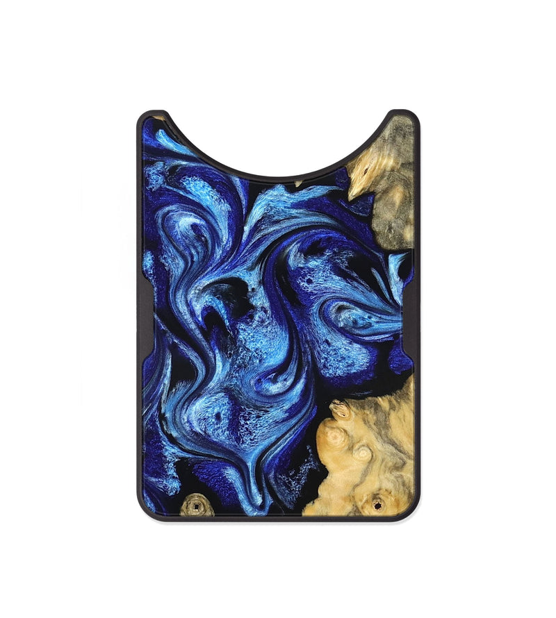 Alloy Wood Wallet - Lesia (Blue, 821689)