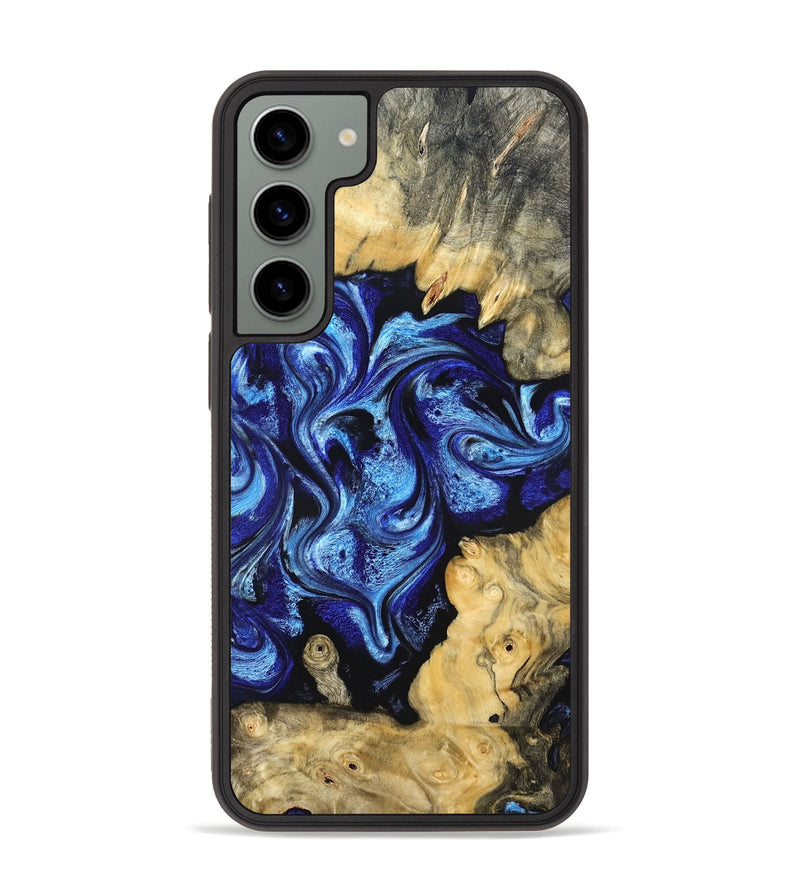 Galaxy S23 Plus Wood Phone Case - Lesia (Blue, 821689)