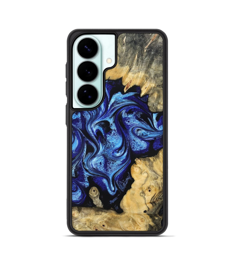 Galaxy S26 Wood Phone Case - Lesia (Blue, 821689)