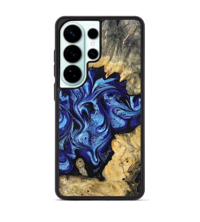 Galaxy S26 Ultra Wood Phone Case - Lesia (Blue, 821689)