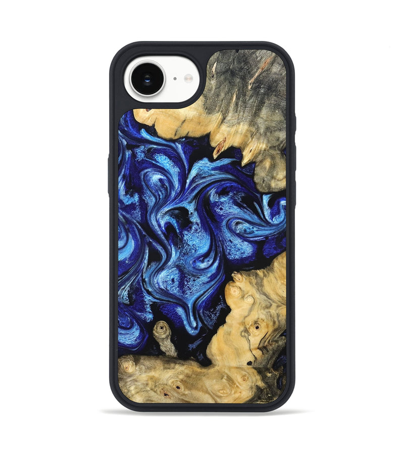 iPhone 17e Wood Phone Case - Lesia (Blue, 821689)