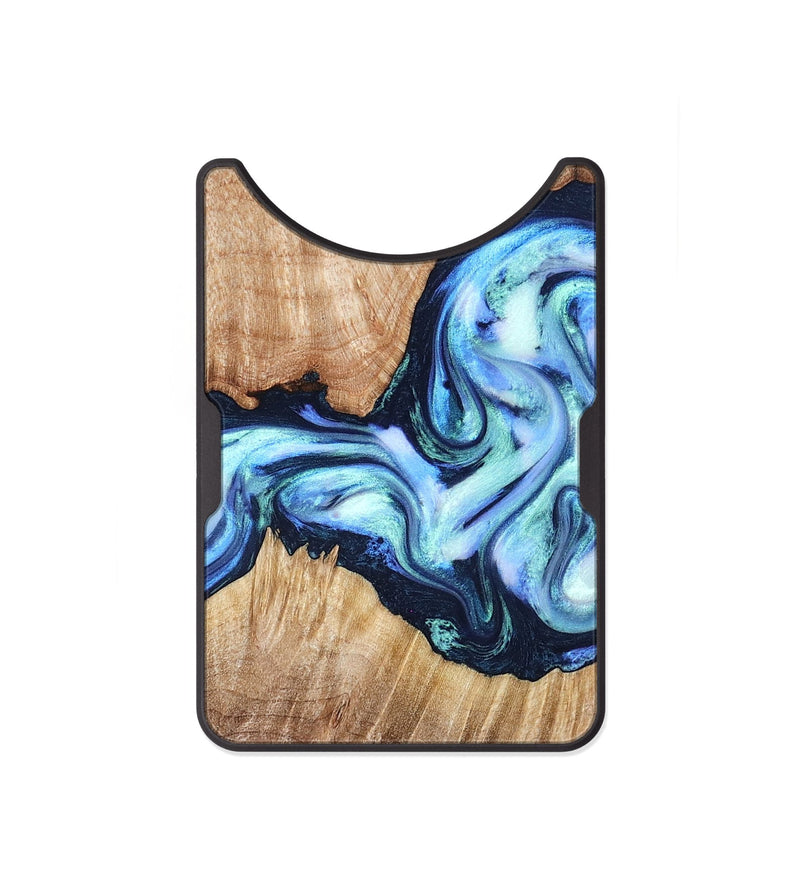 Alloy Wood Wallet - Clay (Blue, 821690)