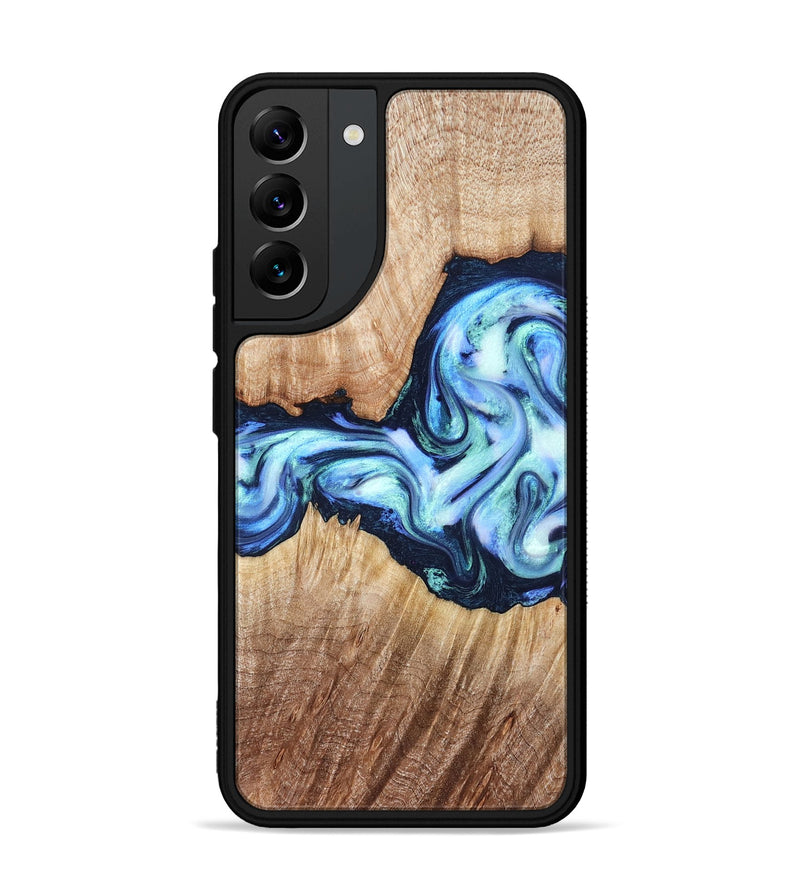 Galaxy S22 Plus Wood Phone Case - Clay (Blue, 821690)