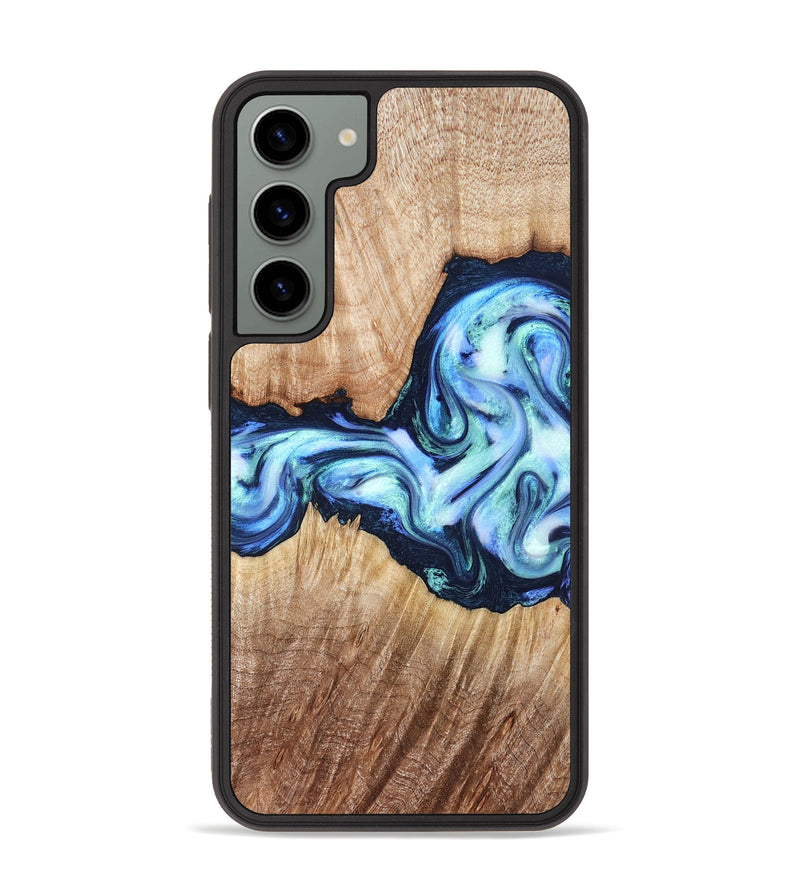 Galaxy S23 Plus Wood Phone Case - Clay (Blue, 821690)