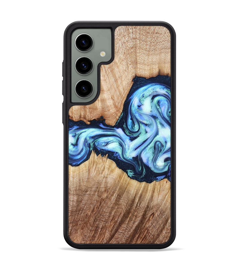 Galaxy S24 Plus Wood Phone Case - Clay (Blue, 821690)