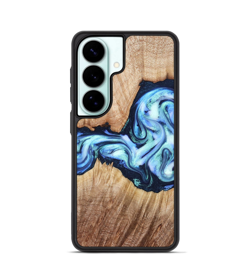 Galaxy S26 Wood Phone Case - Clay (Blue, 821690)