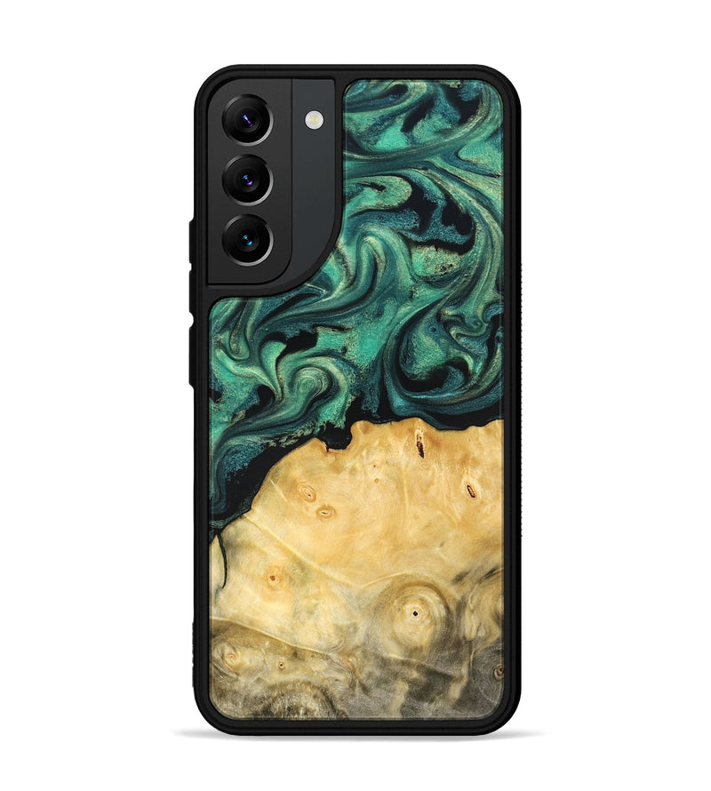 Galaxy S22 Plus Wood Phone Case - Dortha (Green, 821694)