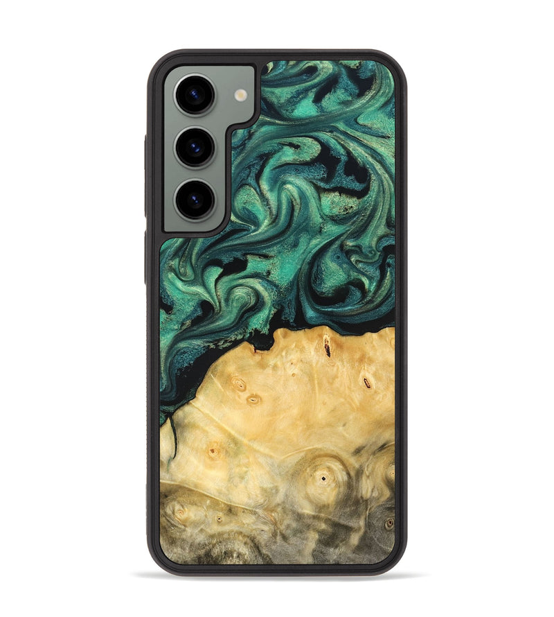 Galaxy S23 Plus Wood Phone Case - Dortha (Green, 821694)