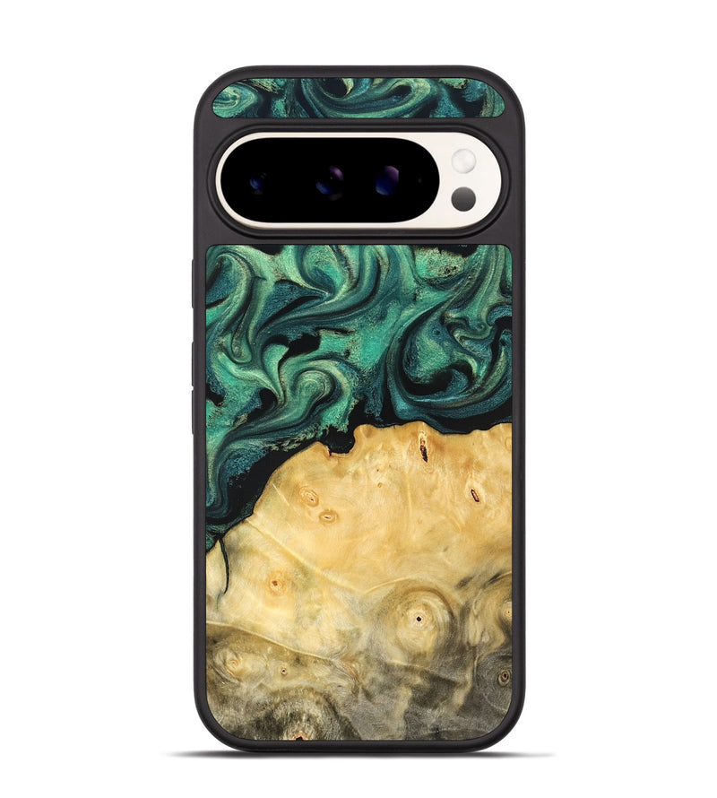 Pixel 9 Wood Phone Case - Dortha (Green, 821694)