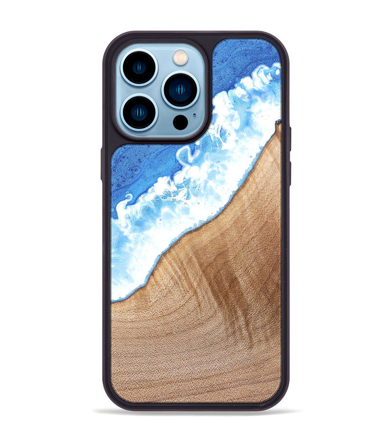 iPhone 14 Pro Max Wood Phone Case - Sammie (Coastal, 821709)