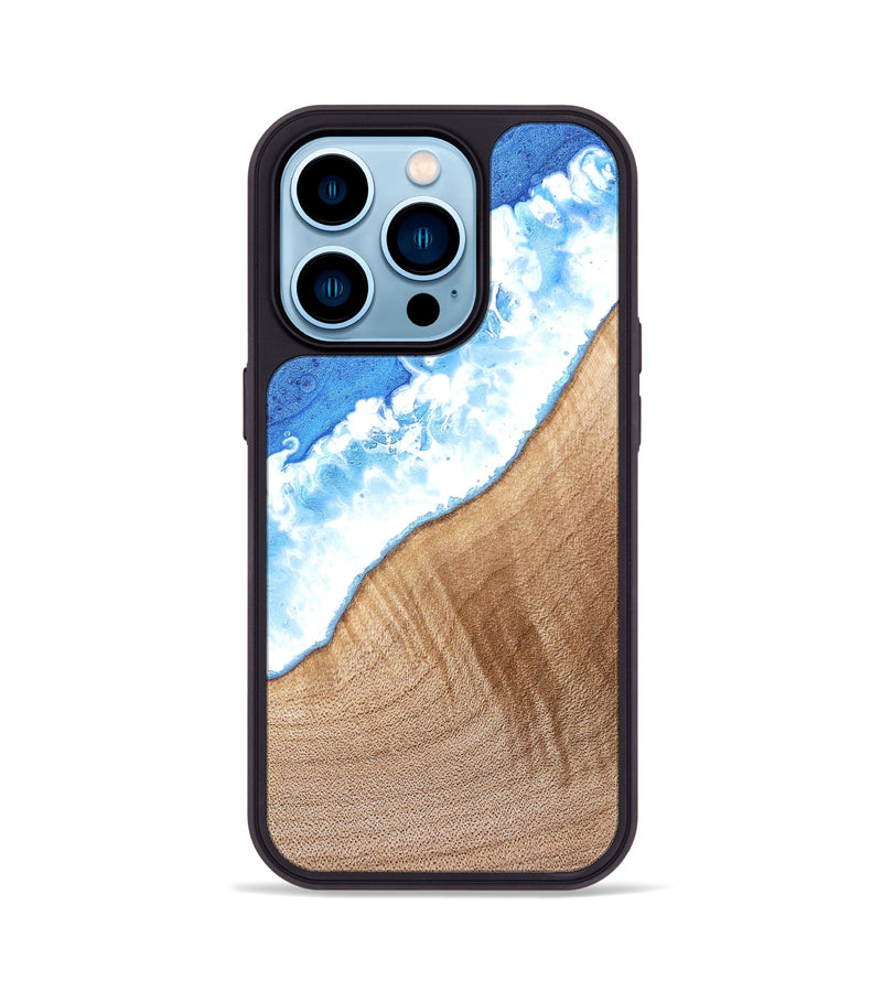 iPhone 14 Pro Wood Phone Case - Sammie (Coastal, 821709)
