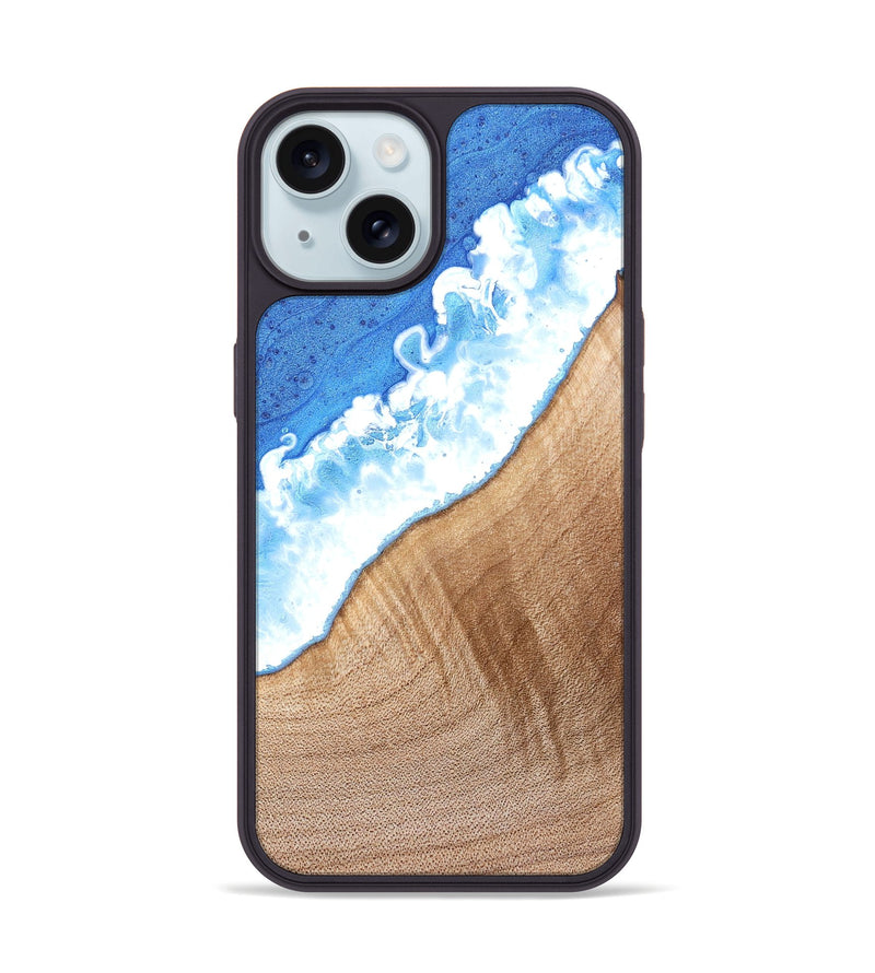 iPhone 15 Wood Phone Case - Sammie (Coastal, 821709)