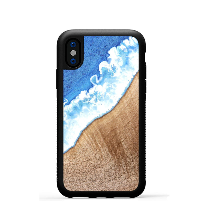 iPhone Xs Wood Phone Case - Sammie (Coastal, 821709)