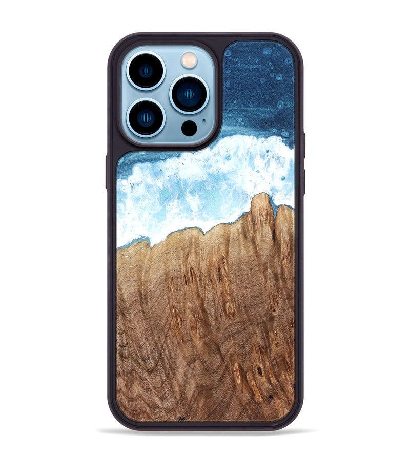 iPhone 14 Pro Max Wood Phone Case - Rosetta (Coastal, 821714)