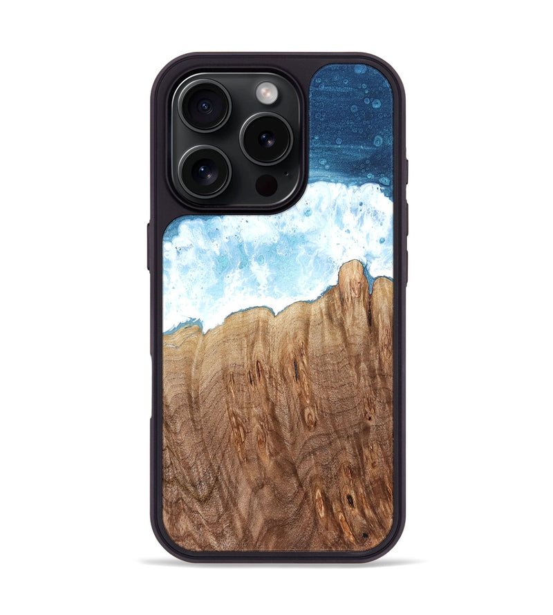 iPhone 16 Pro Wood Phone Case - Rosetta (Coastal, 821714)